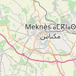 Map for location: Beni Mhammad, Morocco