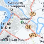 Map for location: Taman Impiana, Malaysia