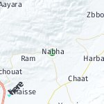 Map for location: Nabha, Lebanon