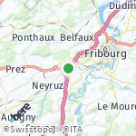 Map for location: Matran, Swiss