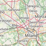 Map for location: Bollate, Italy