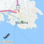 Map for location: Victoria, Canada
