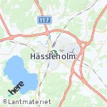Map for location: Hässleholm, Sweden