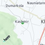 Map for location: Kashmir, India