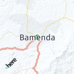 Map for location: Bamenda, Cameroon