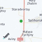 Map for location: Dubyei, Belarus