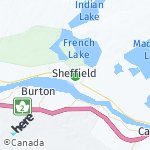 Map for location: Sheffield, Canada