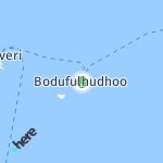Map for location: Bodufulhudhoo, Maldives