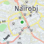 Map for location: Nairobi Hill Estate, Kenya