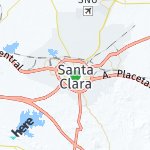 Map for location: Santa Clara, Cuba