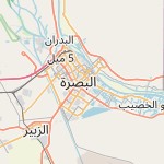 Map for location: Al Basrah, Iraq