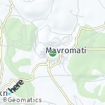 Map for location: Mavromati, Greece