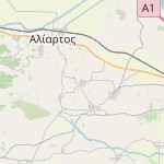 Map for location: Mavromati, Greece