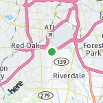 Map for location: Atlanta, United States