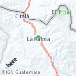 Map for location: La Palma, El Salvador