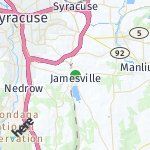 Map for location: Jamesville, United States
