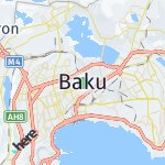 Map for location: Baku, Azerbaijan