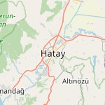 Map for location: Hatay, Turkey