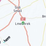 Map for location: Lmechrek, Morocco