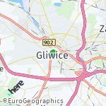 Map for location: Gliwice, Poland