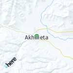 Map for location: Akhmeta, Georgia