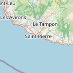 Map for location: Saint-Pierre, French-Reunion