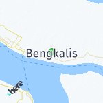 Map for location: Bengkalis, Indonesia