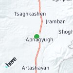 Map for location: Ara, Armenia