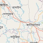 Map for location: Mirzapur, Bangladesh