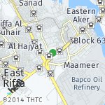 Map for location: Block 646, Bahrain