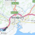 Map for location: Newport, United Kingdom