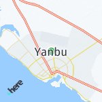 Map for location: Yanbu, Saudi Arabia