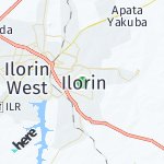 Map for location: Ilorin, Nigeria