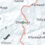 Map for location: Dhankuta, Nepal
