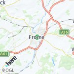 Map for location: Frome, United Kingdom