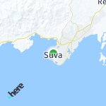 Map for location: Suva, Fiji