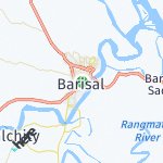 Map for location: Barisal, Bangladesh
