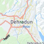 Map for location: Dehradun, India