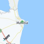Map for location: Mahdia, Tunisia