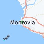 Map for location: Monrovia, Liberia
