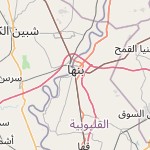 Map for location: Banha, Egypt