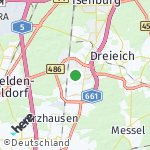 Map for location: Langen (Hessen), Germany