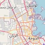 Map for location: Duhail, Qatar
