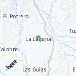 Map for location: La Laguna, Panama