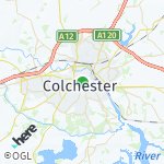 Map for location: Colchester, United Kingdom