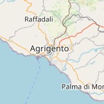 Map for location: Agrigento, Italy