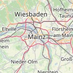 Map for location: Mainz, Germany