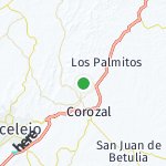 Map for location: Palo Alto, Colombia