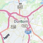 Map for location: Durham, United States