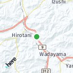 Map for location: Yabu, Japan